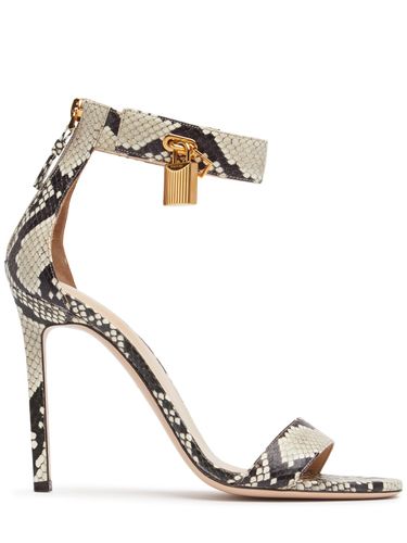 Mm Padlock Embossed Leather Sandals - TOM FORD - Modalova