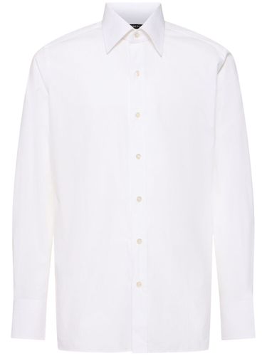 Poplin Slim Fit Shirt - TOM FORD - Modalova