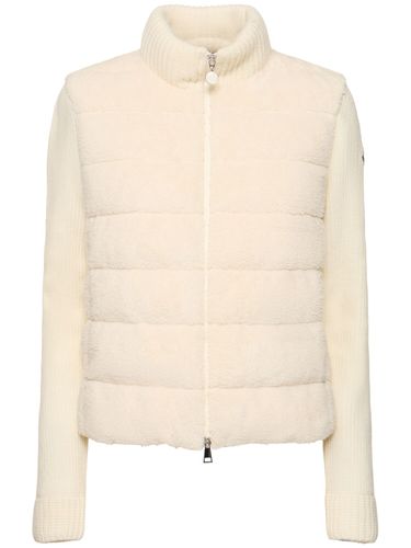 Teddy Capsule Wool Down Cardigan Jacket - MONCLER - Modalova