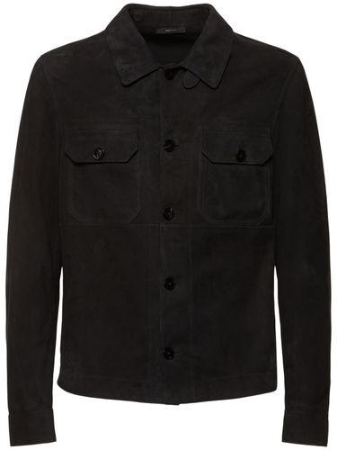 Lightweight Suede Outershirt Jacket - TOM FORD - Modalova