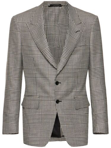 Graphic Pow Shelton Wool Blend Jacket - TOM FORD - Modalova