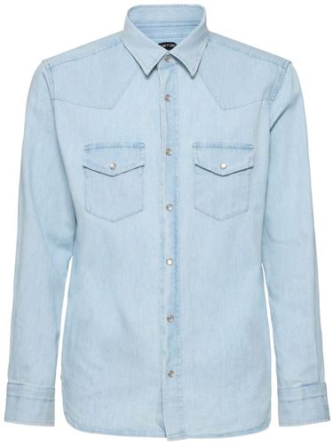 Chambre Cotton Denim Western Shirt - TOM FORD - Modalova