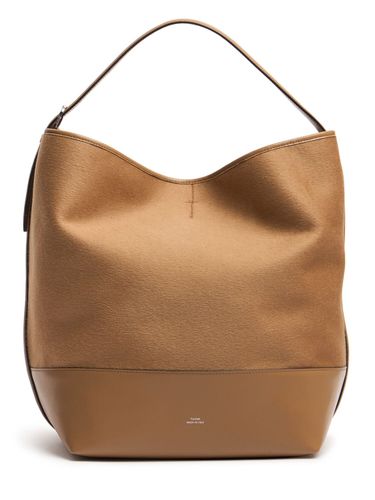 Belted Doublé Wool Tote Bag - TOTEME - Modalova