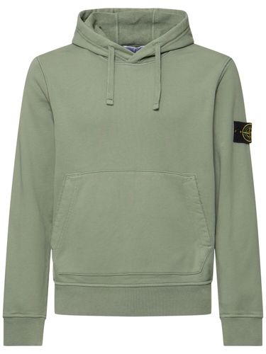 Hooded Cotton Sweatshirt - STONE ISLAND - Modalova