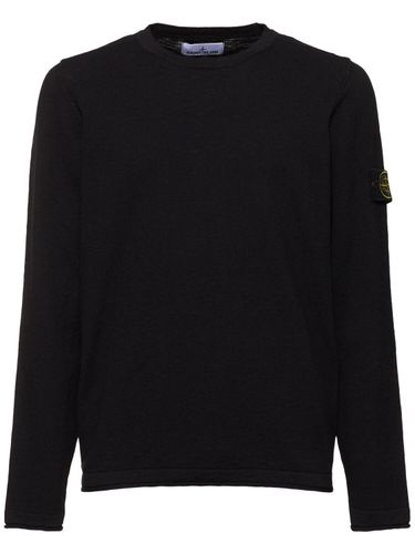 Crewneck Cotton Sweatshirt - STONE ISLAND - Modalova