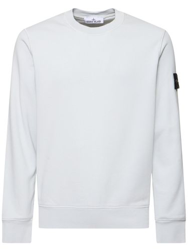 Crewneck Cotton Sweatshirt - STONE ISLAND - Modalova