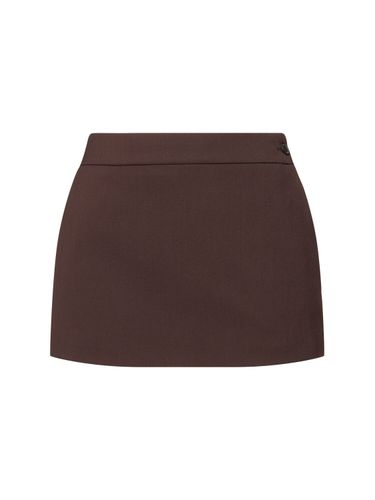 Wool Mini Skirt - WARDROBE.NYC - Modalova