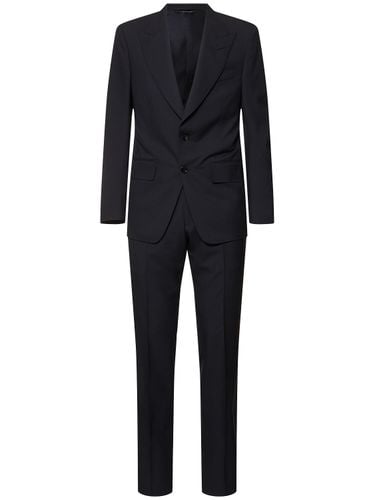 Atticus Super Plain Peak Lapel Wool Suit - TOM FORD - Modalova