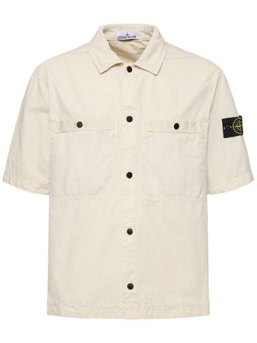 Short Sleeve Overshirt - STONE ISLAND - Modalova