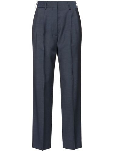 Fox Tailored Wool Blend Straight Pants - BLAZÉ MILANO - Modalova