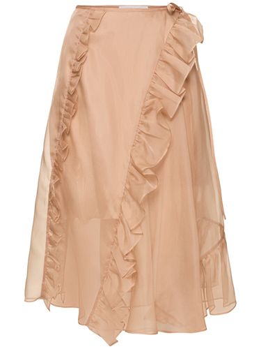 Adelina Silk Organza Midi Skirt - CECILIE BAHNSEN - Modalova