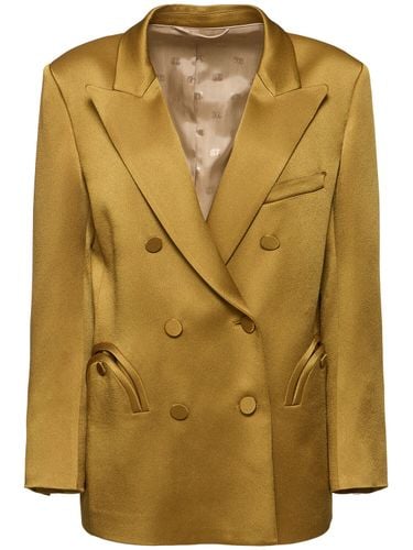 Novalis Double Breast Satin Blazer - BLAZÉ MILANO - Modalova