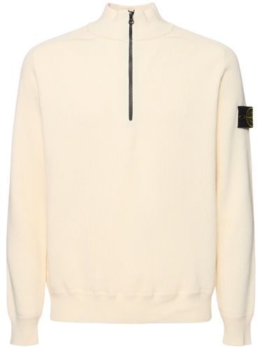 Cotton Polo Sweater - STONE ISLAND - Modalova