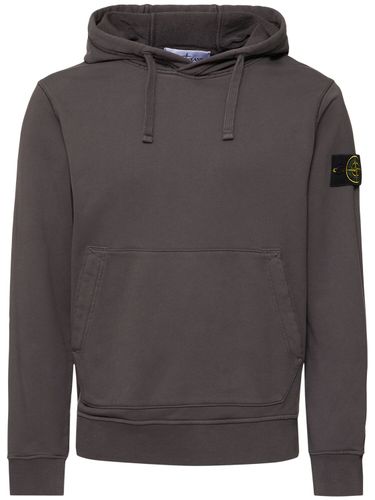 Hooded Cotton Sweatshirt - STONE ISLAND - Modalova