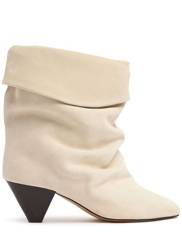 Mm Ryska-gb Leather Slouchy Boots - ISABEL MARANT - Modalova