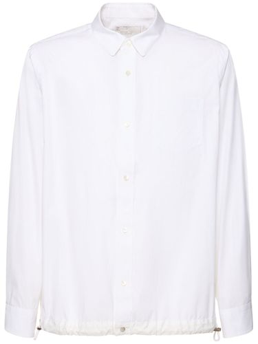 Cotton Poplin Shirt - SACAI - Modalova