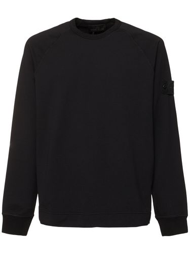 Crewneck Cotton Sweatshirt - STONE ISLAND - Modalova