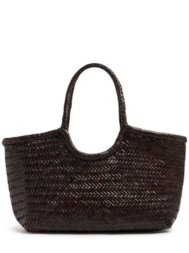 Big Nantucket Woven Leather Basket Bag - DRAGON DIFFUSION - Modalova