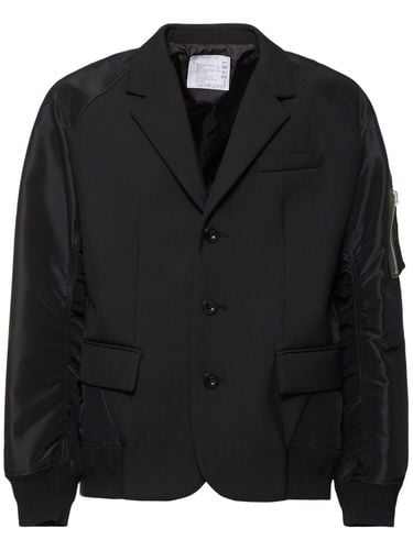 Bonded Suiting Jacket - SACAI - Modalova