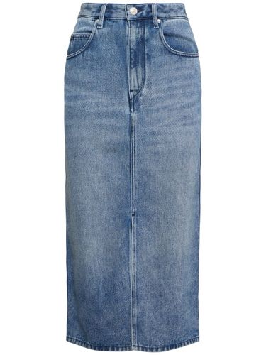 Gonna Midi Tilauria In Denim - ISABEL MARANT - Modalova