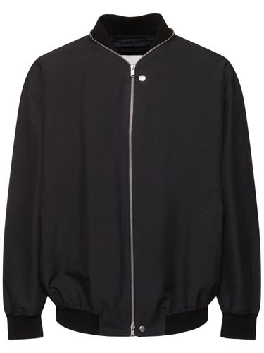 Zipped Bomber Jacket - JIL SANDER - Modalova