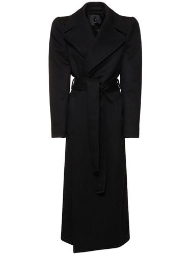 Rhw Belted Wool Long Coat - WARDROBE.NYC - Modalova