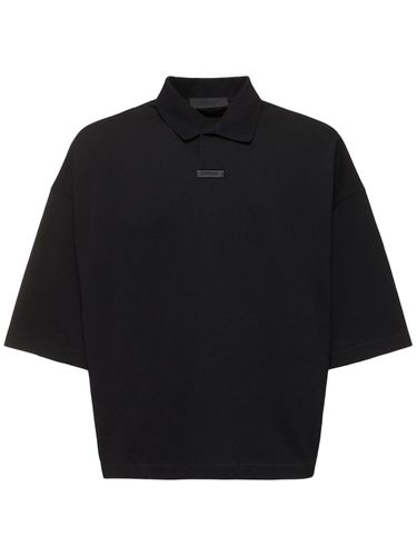 Camiseta Polo De Algodón Piqué - FEAR OF GOD ESSENTIALS - Modalova