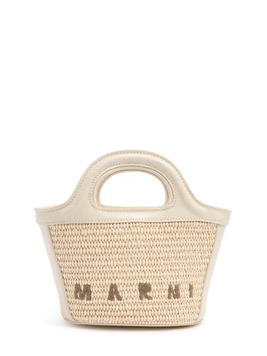 Micro Tropicalia Raffia Effect Bag - MARNI - Modalova