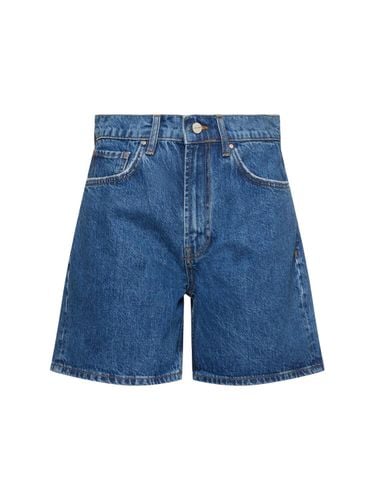 Kat Cotton Denim Shorts - ANINE BING - Modalova