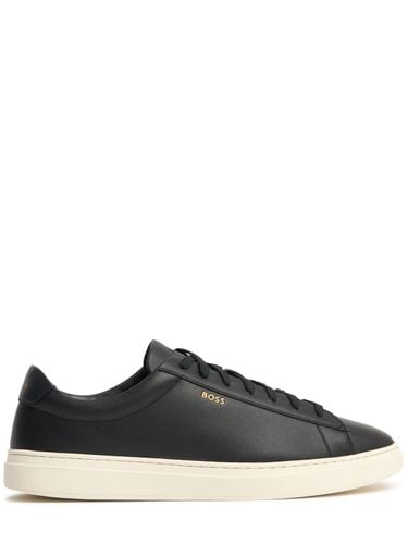 Kieran Leather Sneakers - BOSS - Modalova