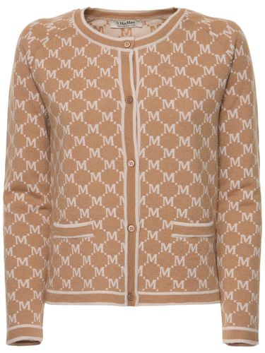 Tivoli Knit Jacquard Logo Cardigan - 'S MAX MARA - Modalova