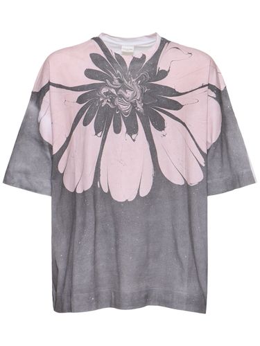 Hen Printed Cotton T-shirt - DRIES VAN NOTEN - Modalova