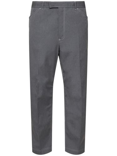 Tapered Chino Pants - THOM BROWNE - Modalova