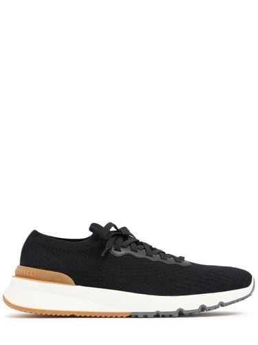 Cotton Low Top Sneakers - BRUNELLO CUCINELLI - Modalova