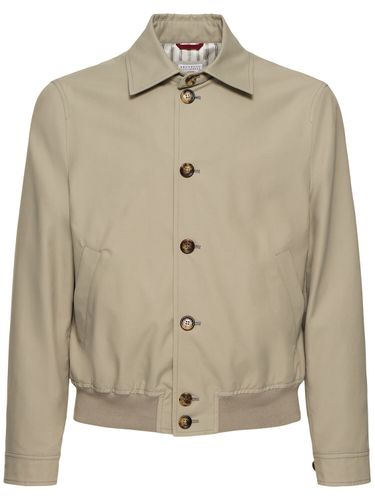 Chaqueta De Algodón Y Nylon - BRUNELLO CUCINELLI - Modalova