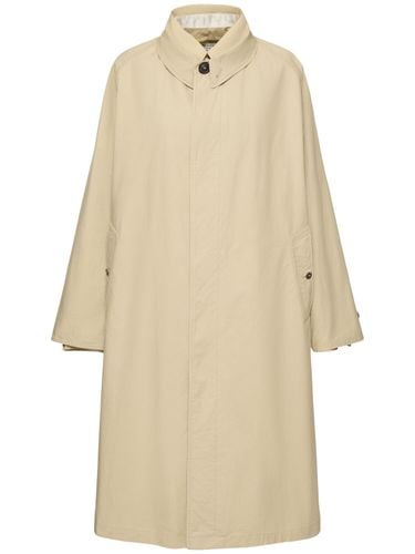 Dyed Cotton Twill Long Trench Coat - MAISON MARGIELA - Modalova