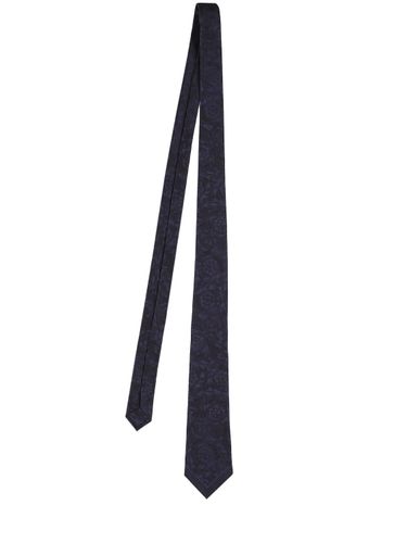 Barocco Silk Jacquard Tie - VERSACE - Modalova