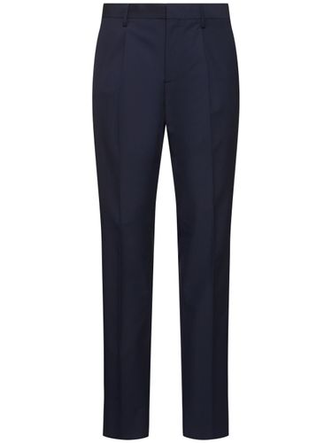 Wool & Cotton Pleated Pants - LARDINI - Modalova