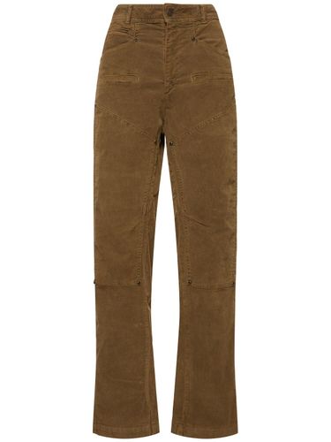 Emmy Velvet Straight Pants - ISABEL MARANT - Modalova