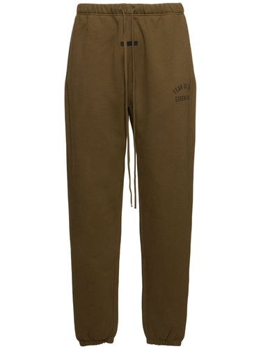 Essential Cotton Blend Sweatpants - FEAR OF GOD ESSENTIALS - Modalova