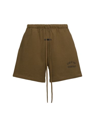 Cotton Blend Soccer Shorts - FEAR OF GOD ESSENTIALS - Modalova