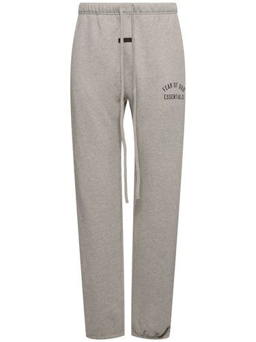 Essential Cotton Blend Sweatpants - FEAR OF GOD ESSENTIALS - Modalova