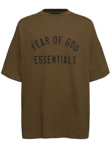 Jersey Crewneck T-shirt - FEAR OF GOD ESSENTIALS - Modalova