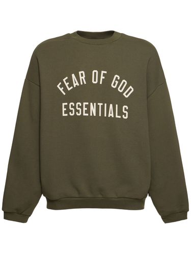 Cotton Blend Crewneck Sweatshirt - FEAR OF GOD ESSENTIALS - Modalova