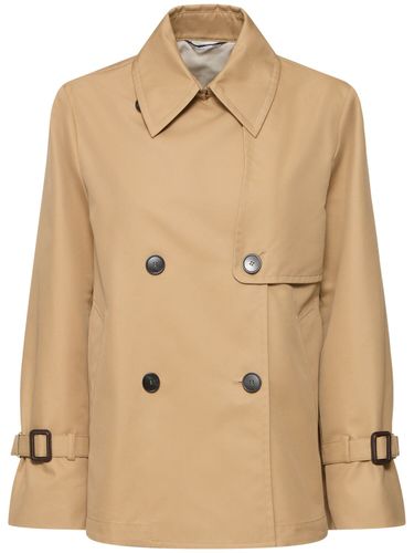 Abrigo Trench De Gabardina De Algodón - WEEKEND MAX MARA - Modalova