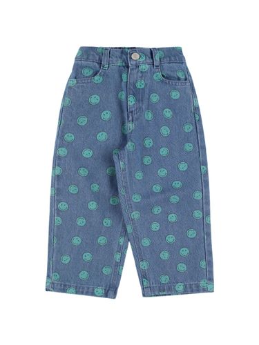 Pantalones De Denim De Algodón Estampados - THE NEW SOCIETY - Modalova