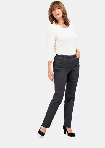 Klassische Jeansschlupfhose LOUISA - anthrazit - Gr. 24 von - Goldner Fashion - Modalova