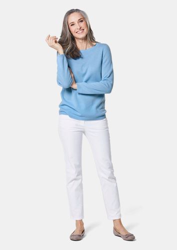 Kaschmirpullover mit U-Boot Ausschnitt - Gr. 21 von Fashion - Goldner - Modalova