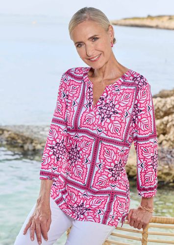 Jerseybluse - / gemustert - Gr. 21 von - Goldner Fashion - Modalova