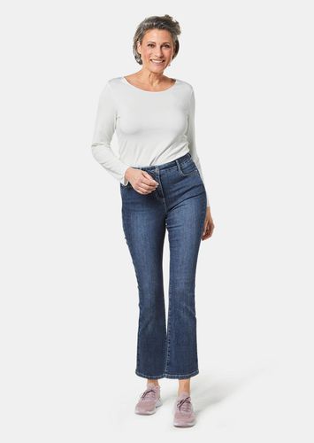Jeans mit verzierten Taschen - dunkelblau - Gr. 19 von - Goldner Fashion - Modalova